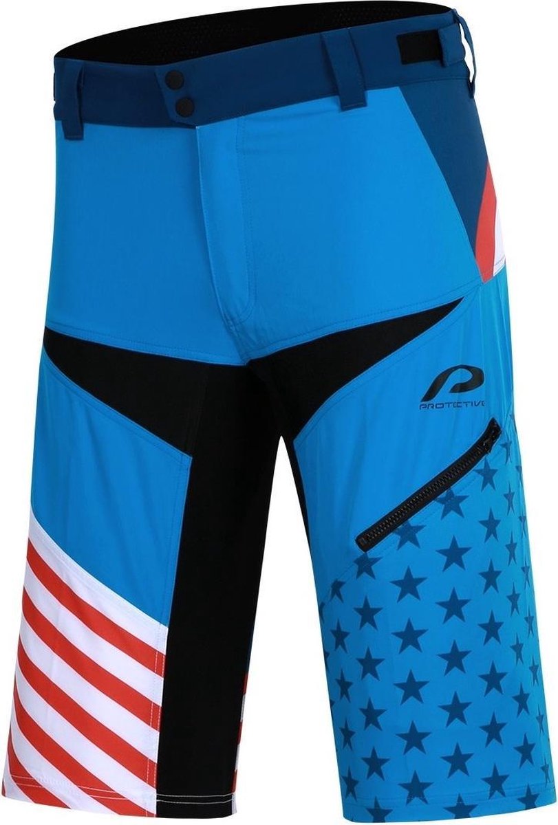Protective Fietsbroek P-meteor Heren Polyester/elastaan Blauw Maat L