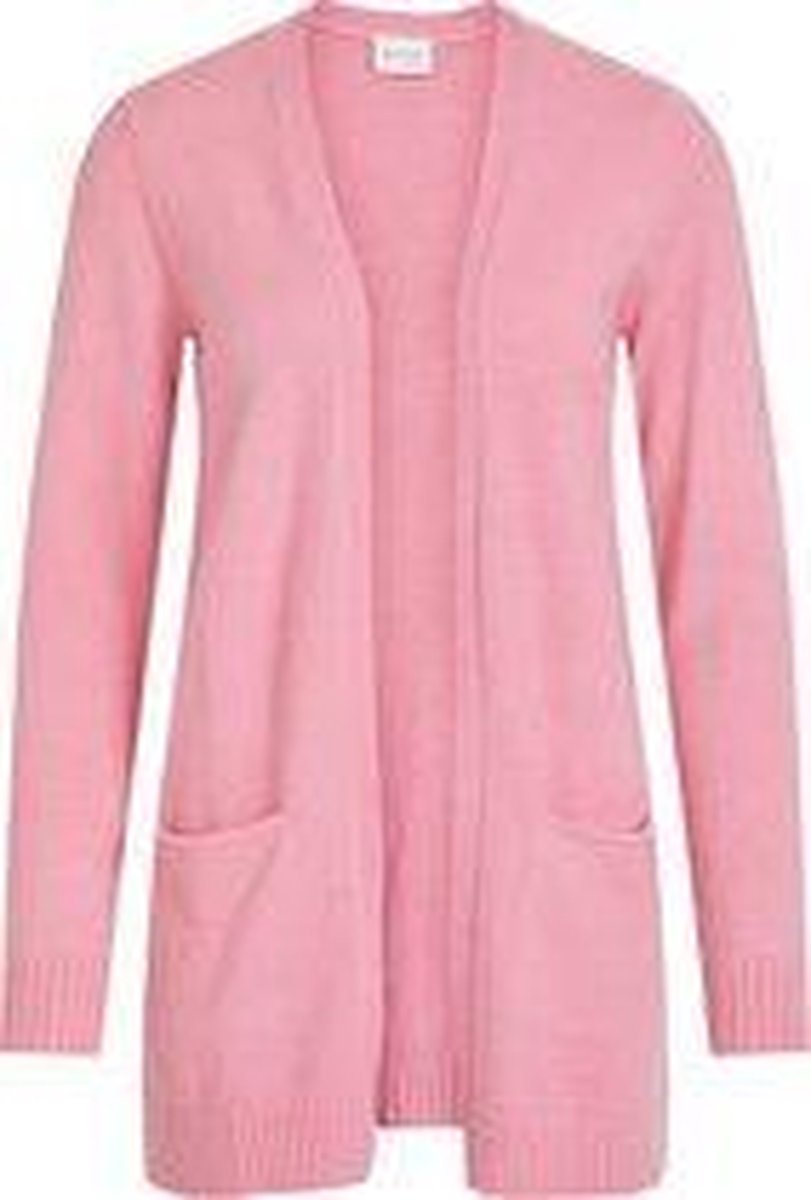 Viril Dames Open L/s Knit Cardigan Noos 14044041 Wild Rose Vest - Maat S