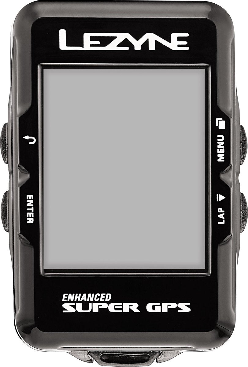 Lezyne Super GPS Fietscomputer - 76 gram - Zwart