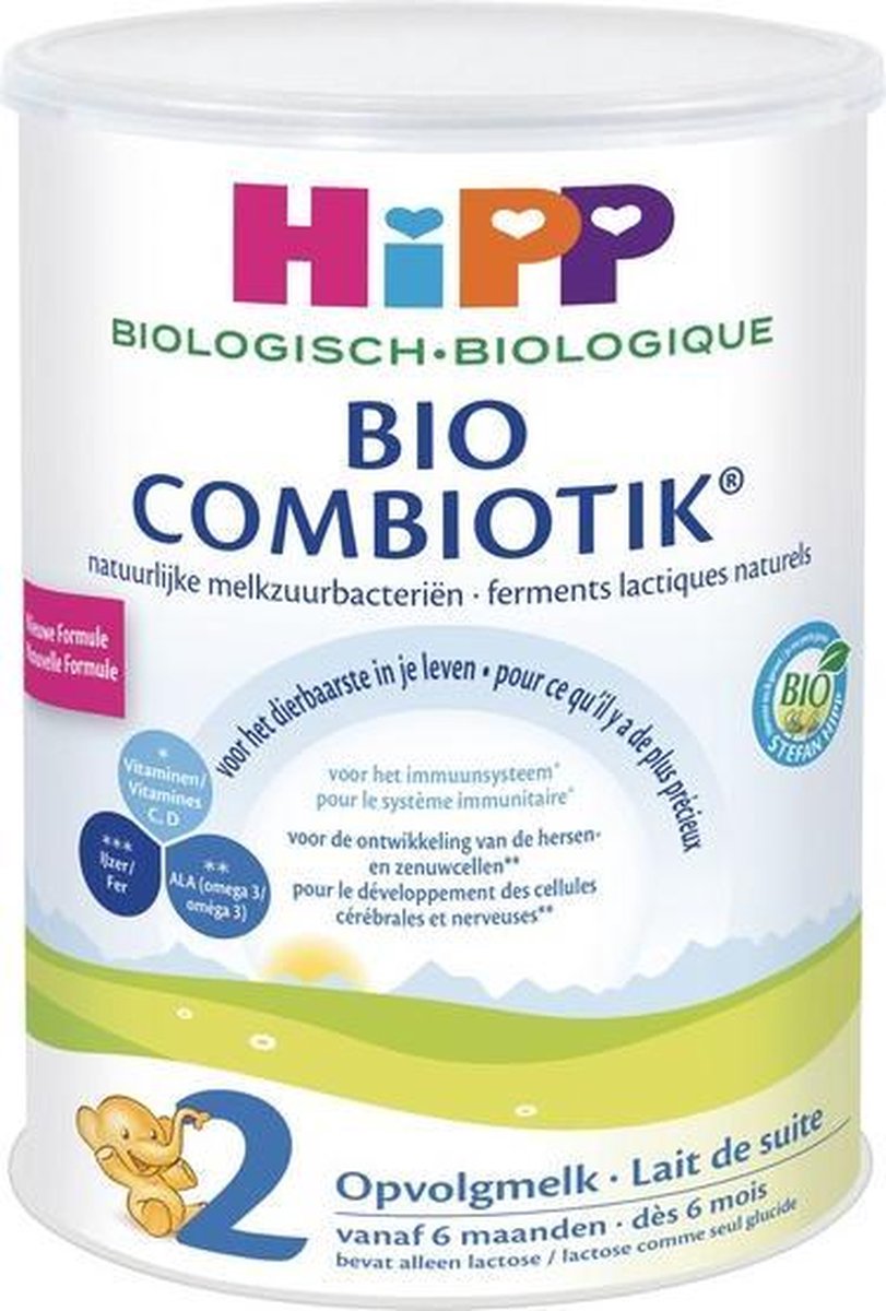 HiPP 2  Bio Combiotik Opvolgmelk - 800gr (vanaf 6 maanden)