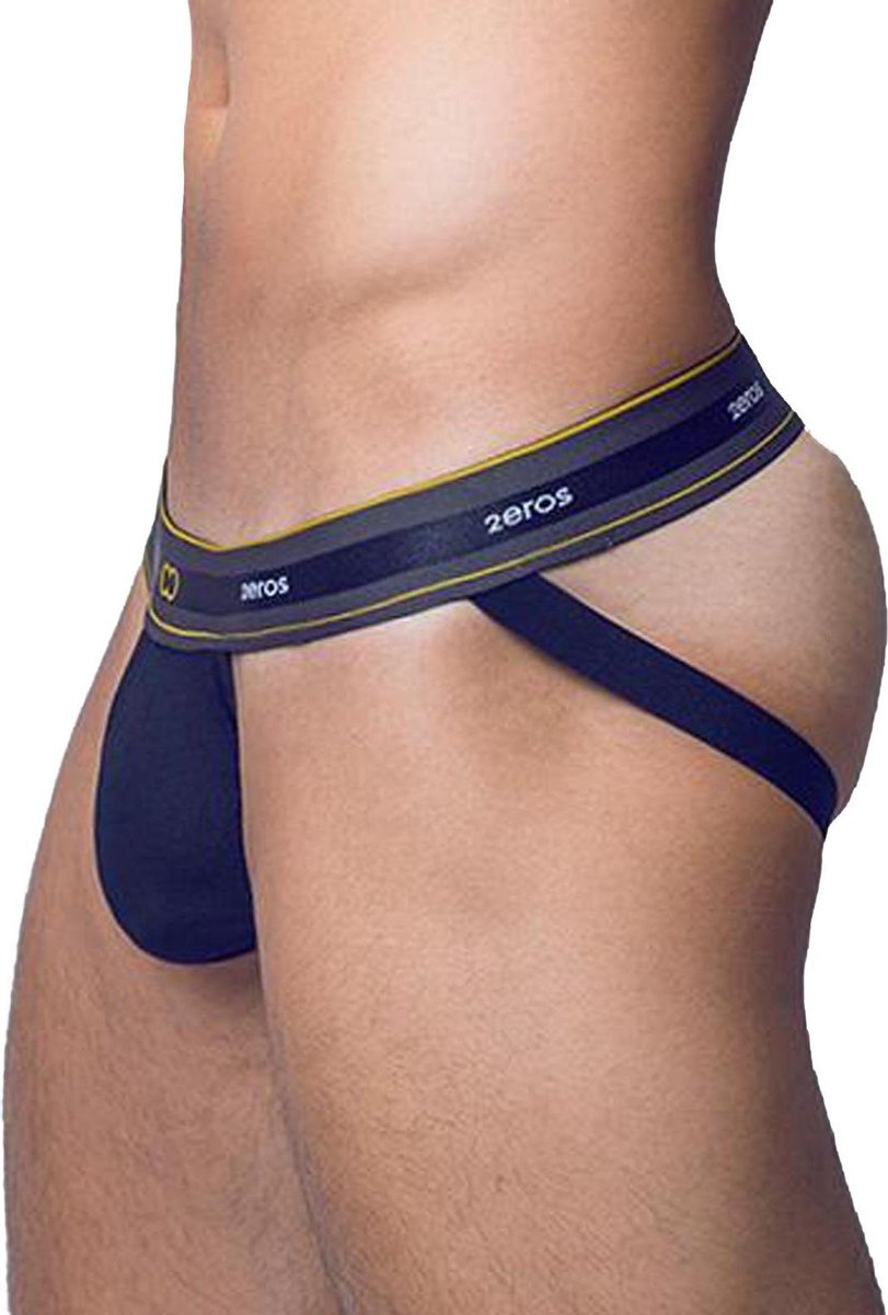 2EROS Adonis Jockstrap Zwart - MAAT XL - Heren Ondergoed - Jockstrap Heren - Heren Jock