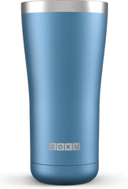 Zoku Hydration Drinkbeker - 3 in 1 - RVS - 591 ml - Blauw