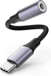 USB C naar Aux Adapter - Geschikt voor Samsung / Huawei / Xiaomi | USB C naar Headphone Jack | USB C naar Aux Headphone Jack | Samsung Audio Jack | Ondersteunt S20 / Note 20 / S10 / S10 Plus / Xiaomi / Huawei / OPPO / LG / SONY / NOKIA