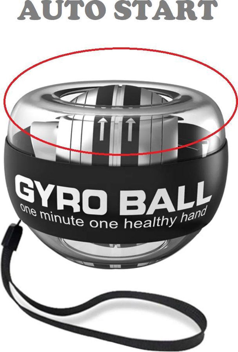 Firsttee - Powerball - Handtrainer - Spinner - Stressbal -  Gyro ball - Power - Powerbal - Golf accessoires - Cadeau - Golftrainingsmateriaal - Sport - Training - Trainingsmaterialen - Golfset - Golfballen afslag  - Voor in je trolley - Fysiotherapie
