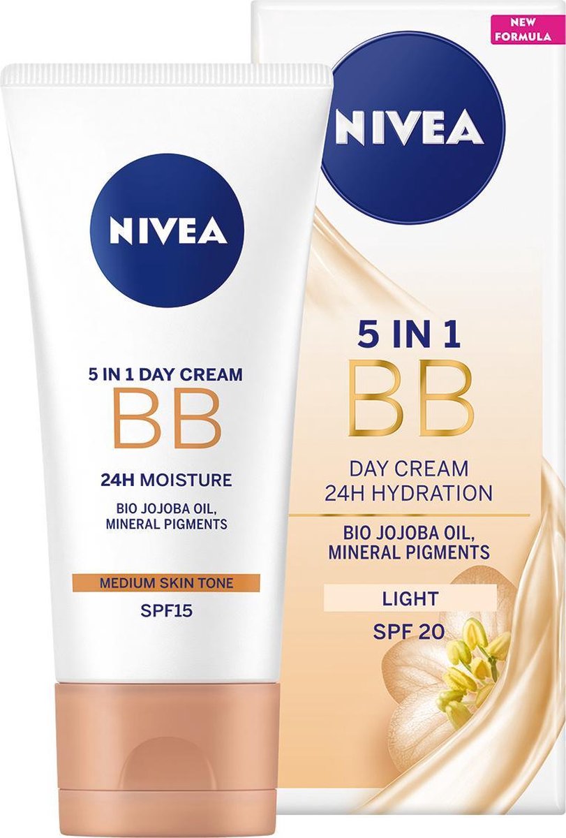 NIVEA Essentials BB Cream Medium SPF 15 - 50 ml - Dagcrème