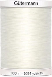 Gutermann Allesnaaigaren 1000 meter nr 111 Creme