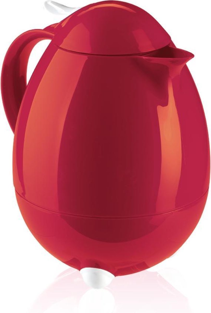 Leifheit Columbus Thermoskan - 1 l - Rood