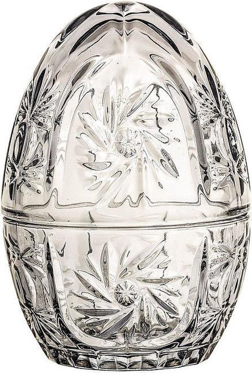 Glazen pot | Bloomingville | eivormig | opberger
