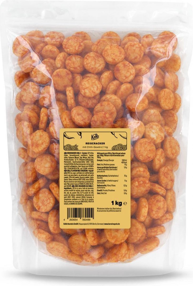 KoRo | Rijstcracker Chili 1 kg