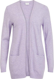 Viril Open L/s Knit Cardigan - Noos 14044041 Lavender Vest - Maat M