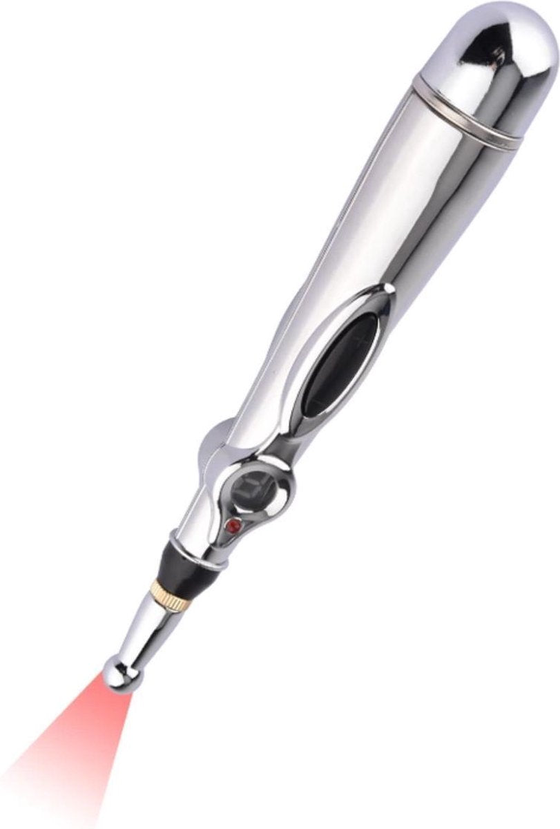 B.K Label - massagehulpmiddelen - Acupunctuur massage pen voor triggerpoint pijnbestrijding met ronde en platte kop