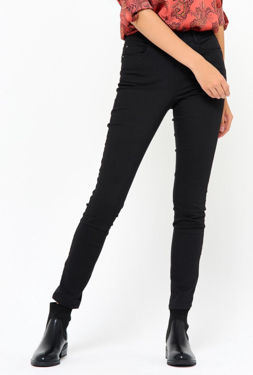 Skinny broek met push up - Zwart