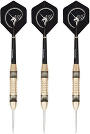 4x Set van 3 dartpijlen Core Brass 25 grams - Darten/darts sport artikelen pijltjes messing