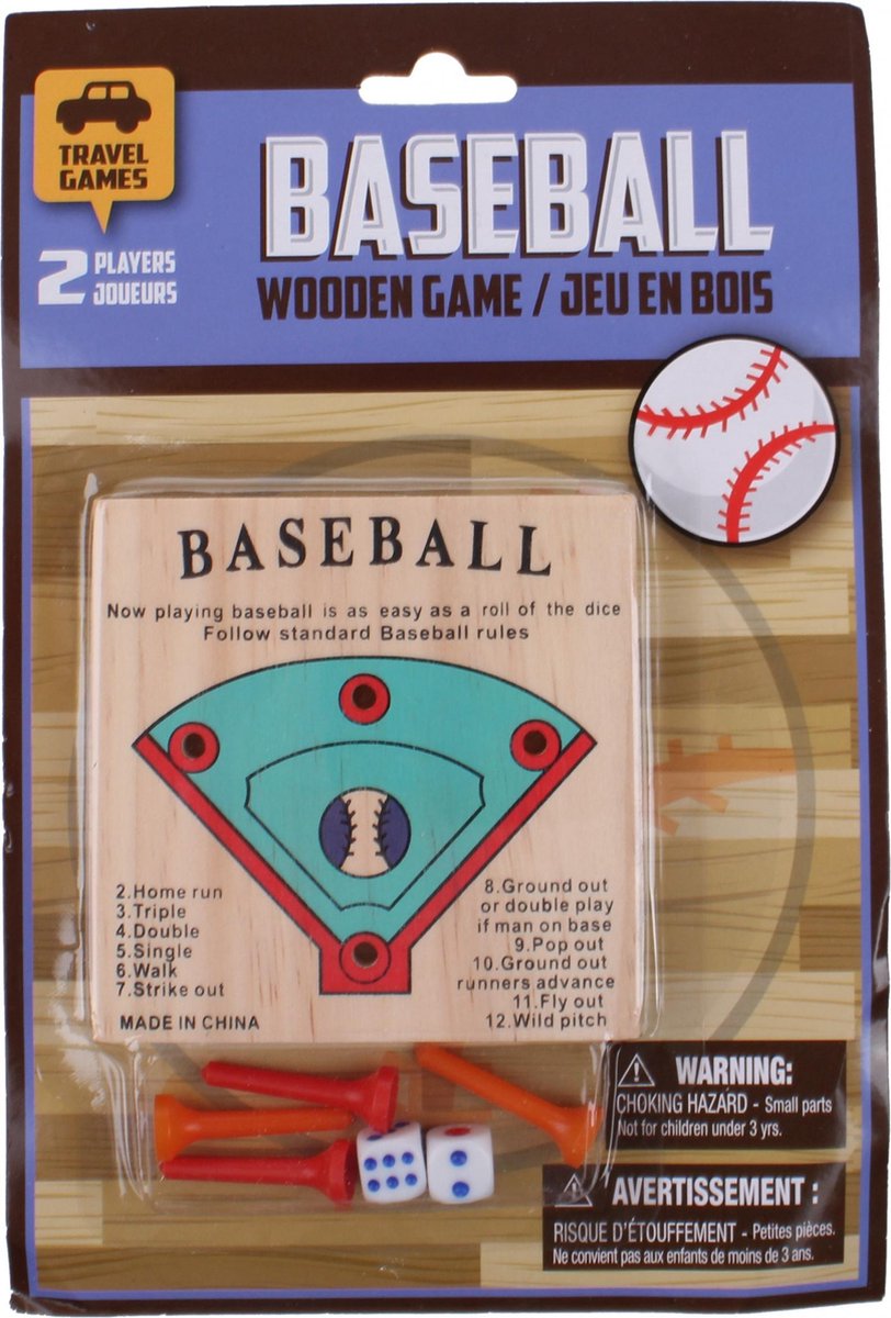 Tom Reisspel Wooden Baseball Game
