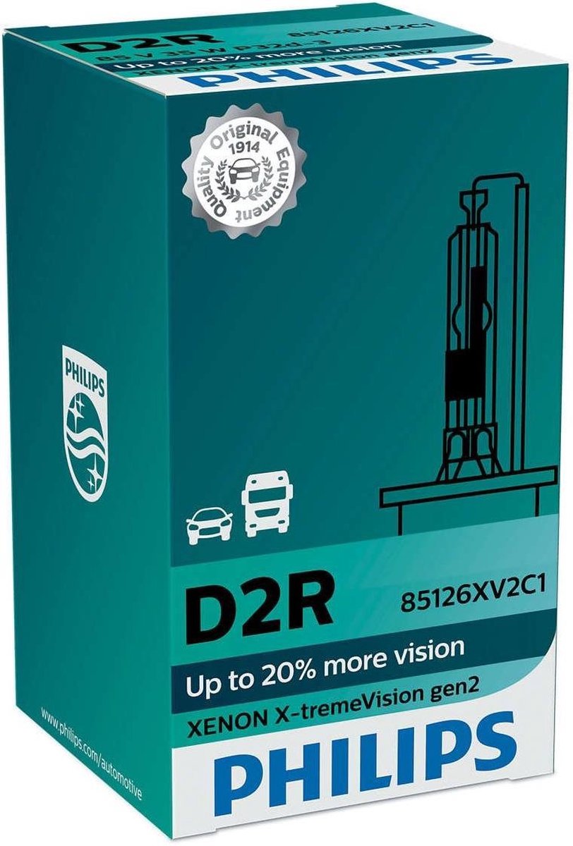 Philips X-tremeVision + 150%  Gen2 D2R - 85126XV2C1