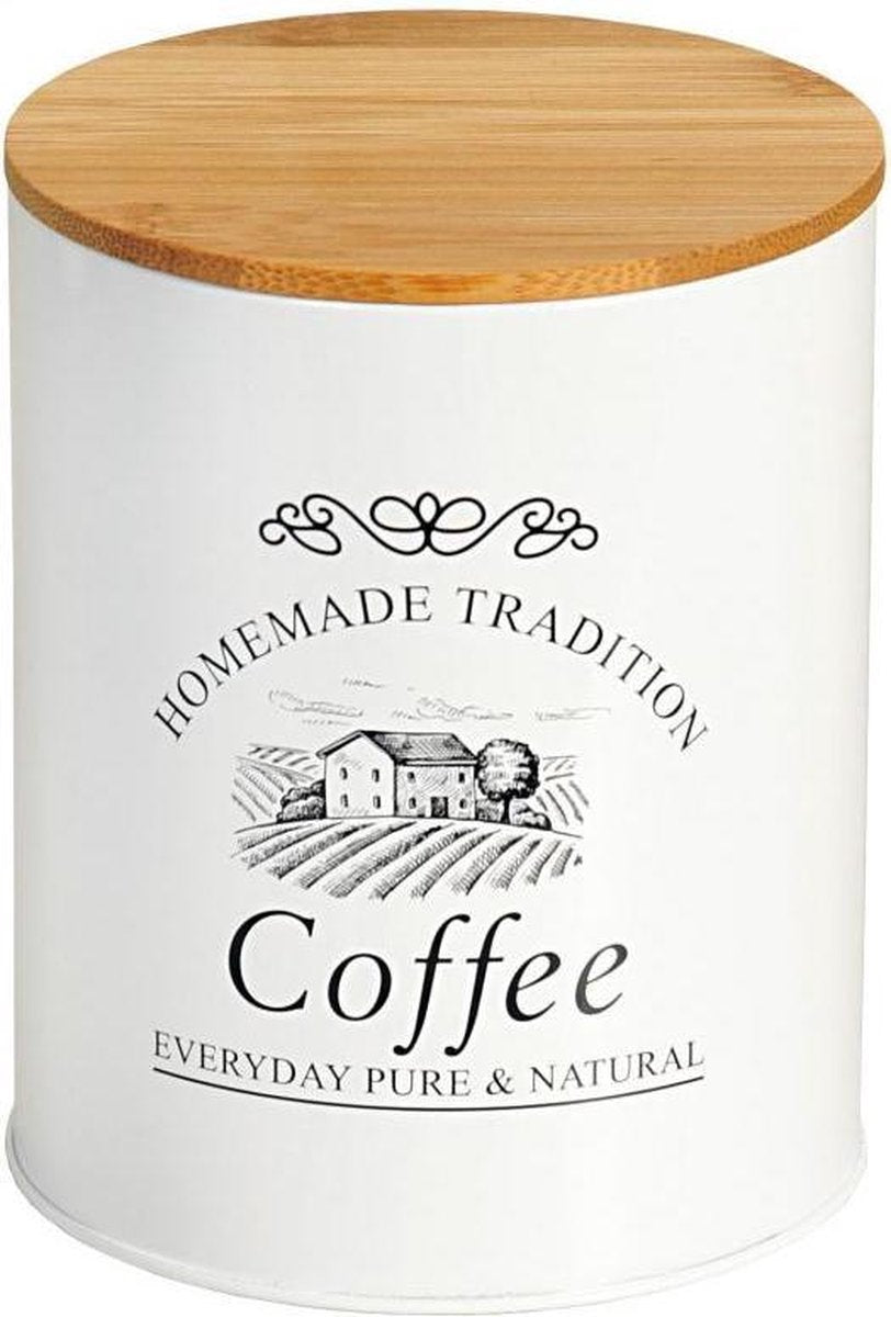 Koffieblik Ø11x13cm Country
