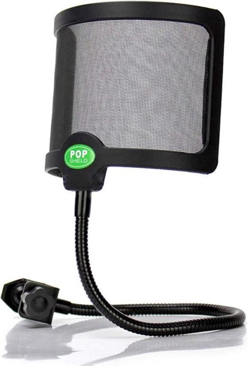 Popfilter voor Microfoon - Pop Filter - Vierkant Filter - Professioneel Popkiller - Popshield - Dubbelzijdig