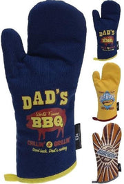 Barbecue Handschoen/Ovenwant BBQ Design Assorti