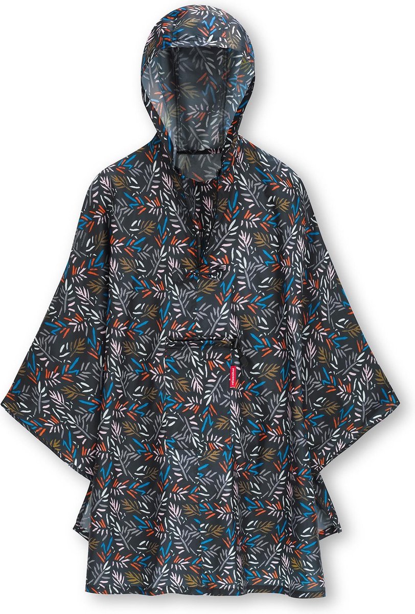 Reisenthel Mini Maxi Poncho Regenponcho - Opvouwbaar - Autumn 1 Zwart Multi Kleur