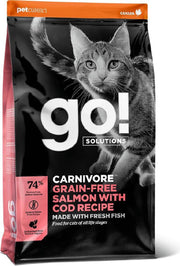 GO! SOLUTIONS CARNIVORE Graanvrije Zalm + Kabeljauwrecept 7.3kg
