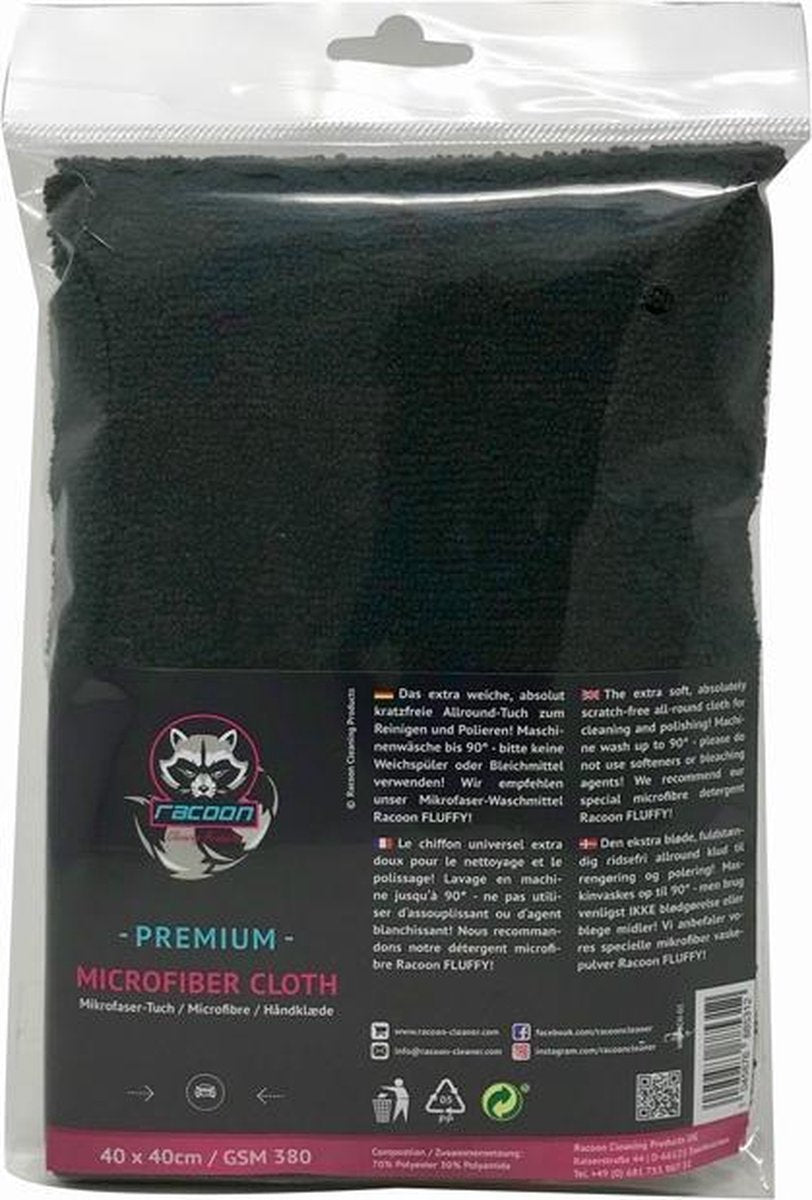 Racoon PREMIUM MICROVEZELDOEK (40x40cm)