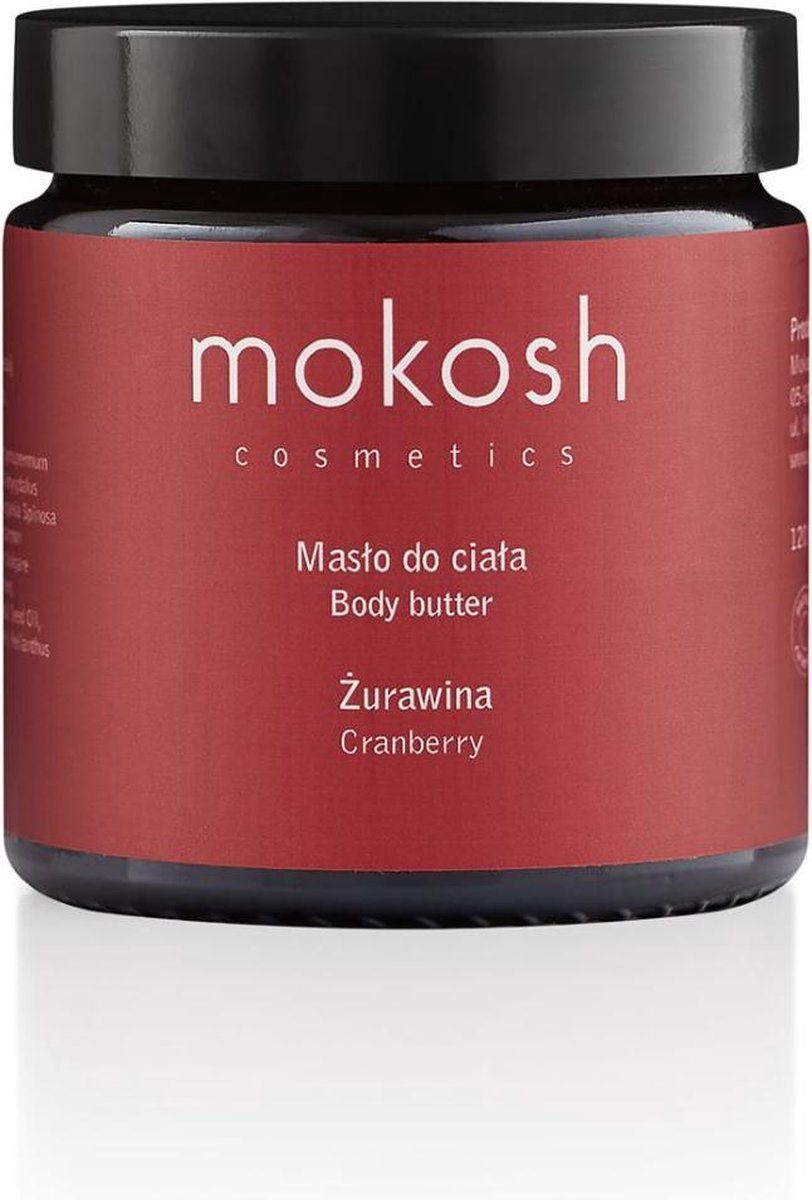 Mokosh | Body Butter | Bodycrème | Lichaamscrème | Natuurlijk | Cranberry | Vegan verzorgingscrème | Biologische Body Butter | Natuurlijke Body Butter | Veganistisch | Natuurlijke Ingrediënten | Dierproefvrij