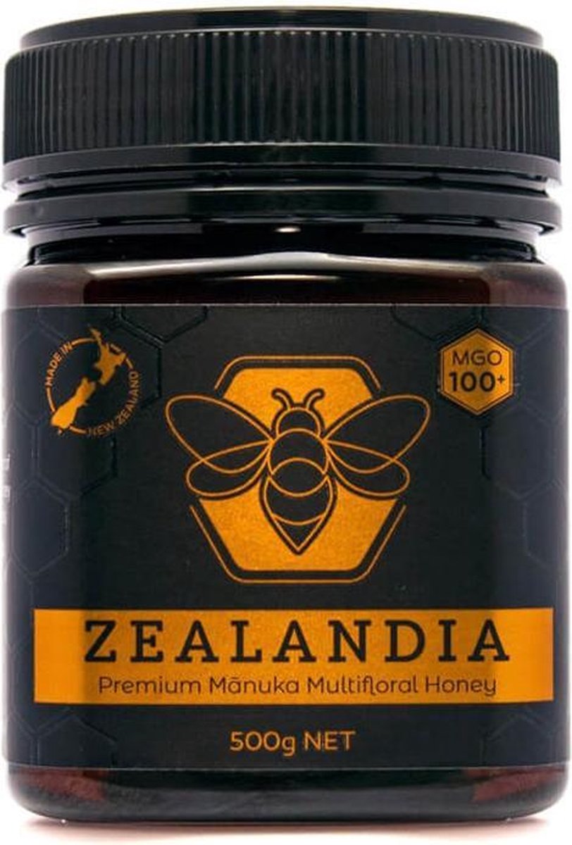 Zealandia premium manuka honing MGO 100+ 500g - Honing vloeibaar - Premium kwaliteit - 100% natuurlijk
