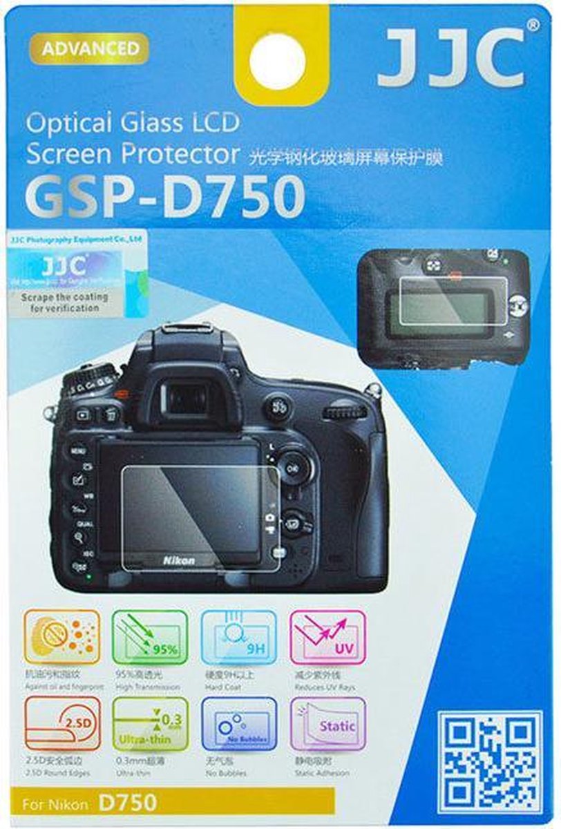 JJC GSP-D750 LCD bescherming