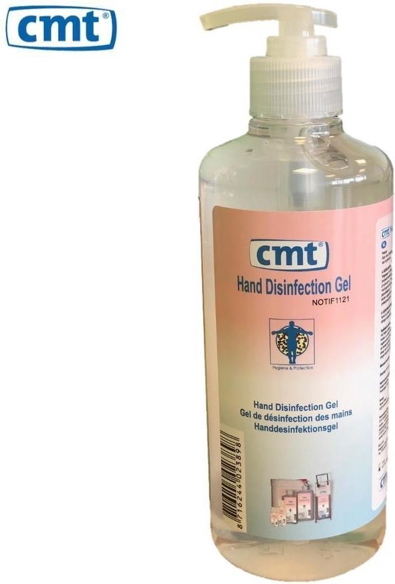 Alcoholgel - Hand desinfectie 500 ml.