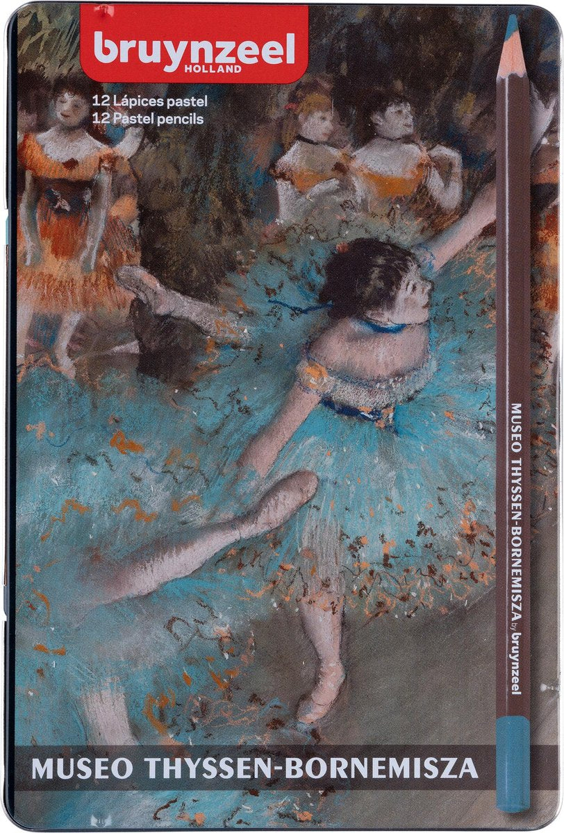 Bruynzeel Thyssen-Bornemisza blik 12 pastelpotloden - Swaying Dancer / Dancer in Green