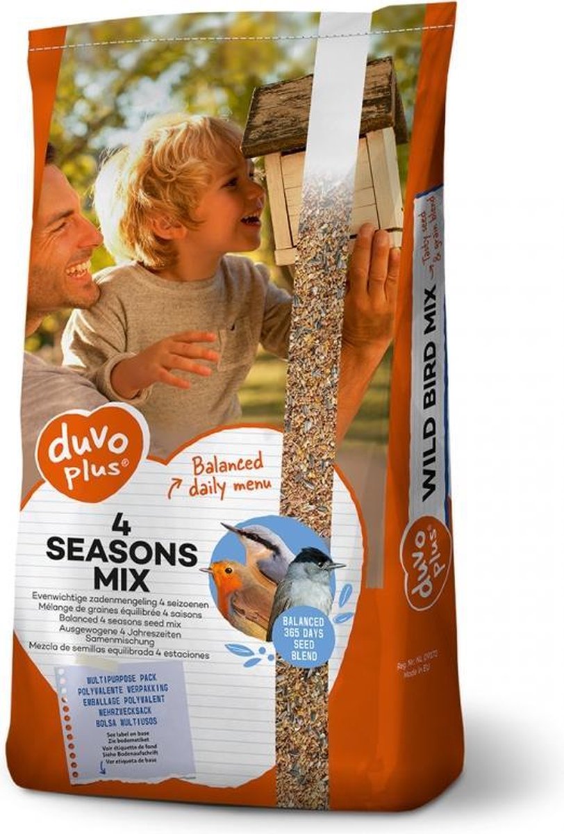 Duvo+ 4 seizoenen tuinvogel mix 20KG