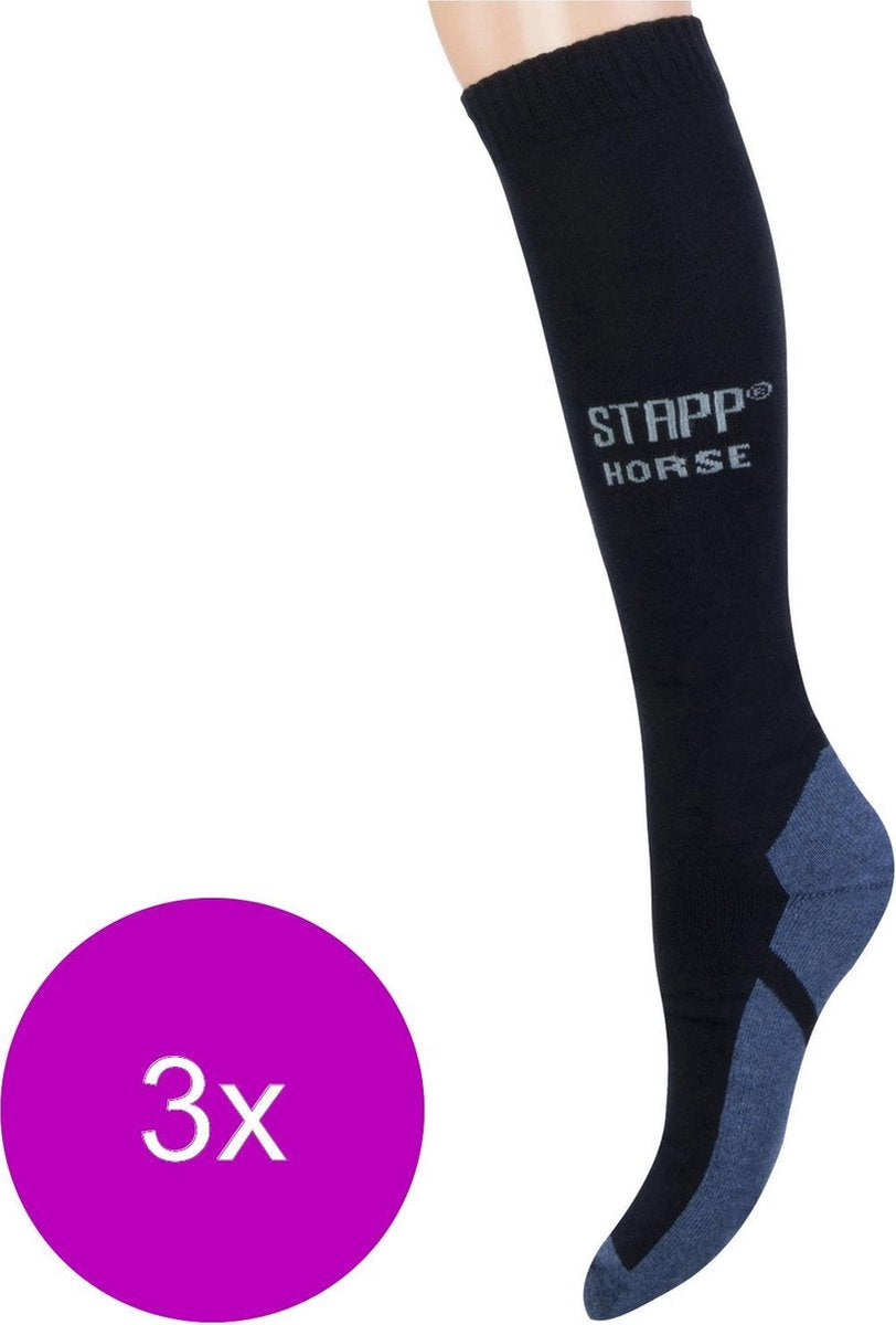 Stapp Horse Kniekous Horse Marine - Ruiterkleding - 3 x 43-46