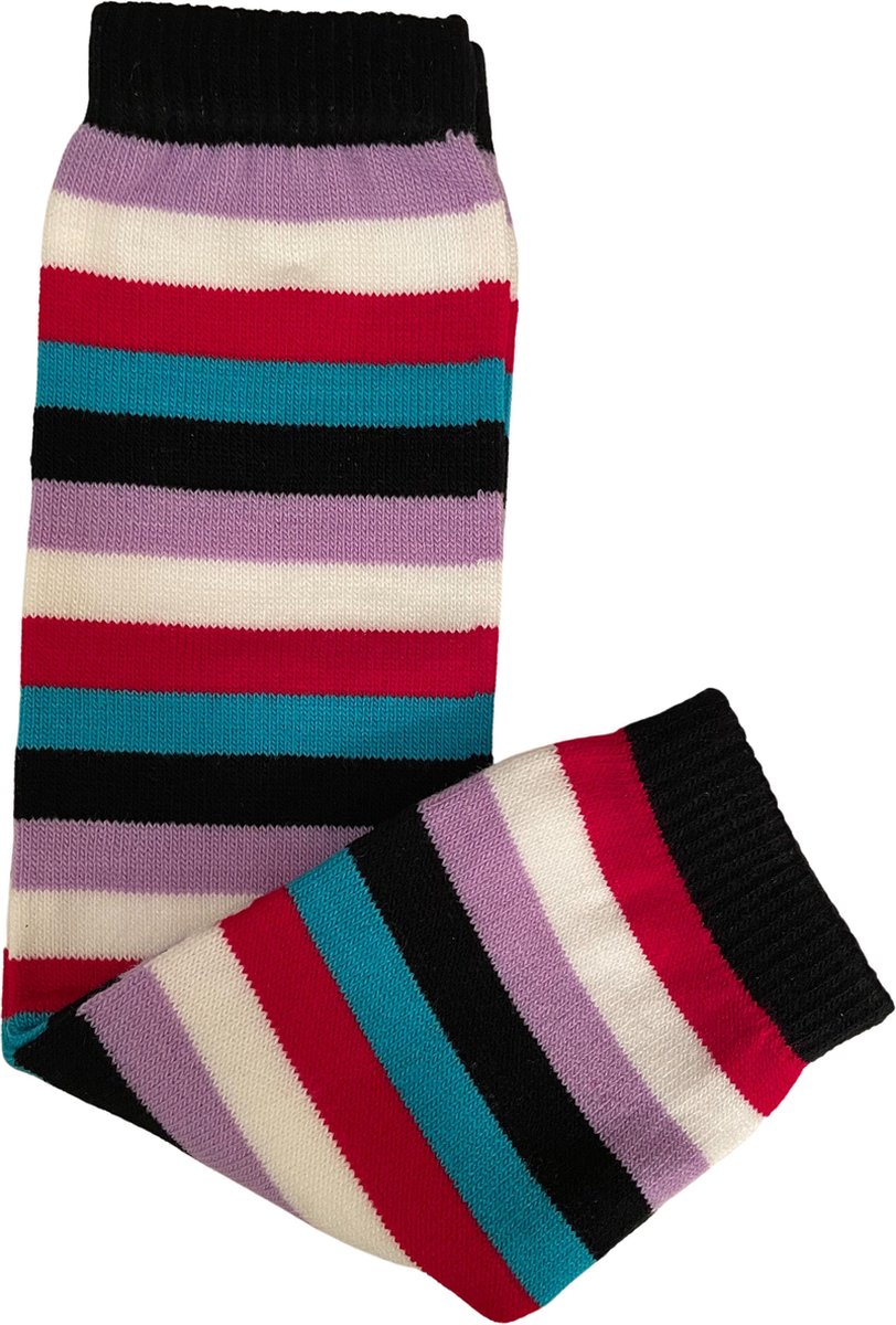 Hoogwaardige Beenwarmers / Legwarmer | One Size - Zwart-Lila