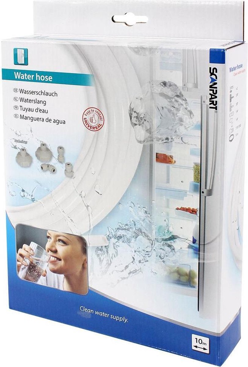 Scanpart waterfilterslang + verbindingen Amerikaanse koelkast 10m
