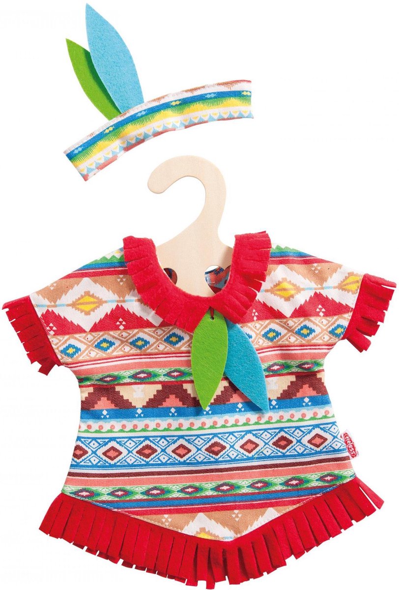 Heless Poppenkleding Indianenset 2-delig 28-35 Cm