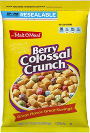 Malt-O-Meal Berry Colossal Crunch Cereal 12.5 oz / 354 gr