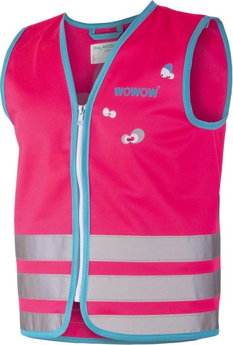 Wowow Veiligheidshesje Crazy Monster Polyester Roze Maat Xs