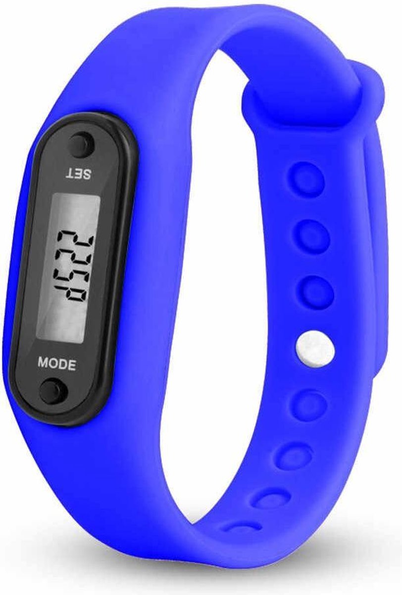 Stappenteller • Horloge • Digitaal • Digitale • LCD • Calorie • Loopafstand • Teller • Pedometer • Compact • Comfortabel • Zwart • Wit • lichtblauw • Oranje • Licht Roze • Donkerblauw • Rood • Paars • Geel • Lichtgroen • Turqouise • Cyaan