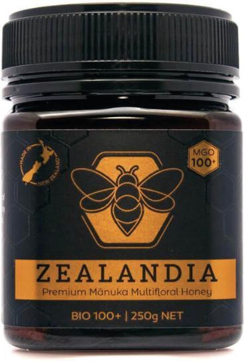 Zealandia premium manuka honing MGO 100+ 250g - Honing vloeibaar - Premium kwaliteit - 100% natuurlijk