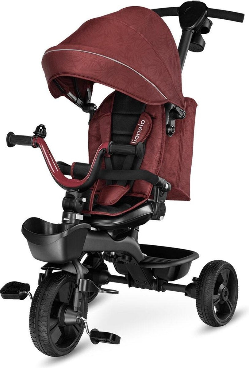 Lionelo Driewieler - Tricycle 2 in 1 Kori Burgundy