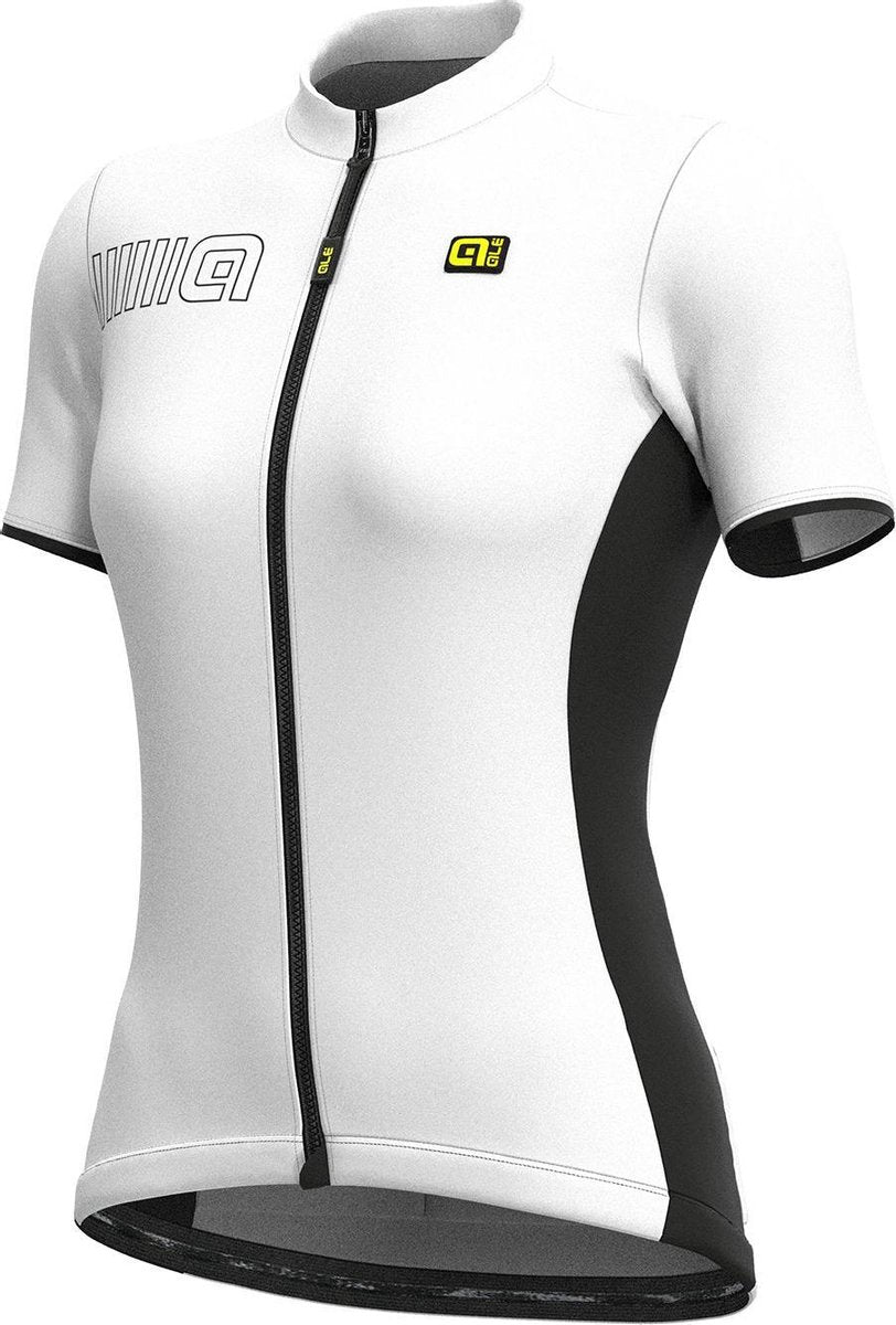 Ale Donna SS Jersey Solid Block - Wit - XL - Valt klein