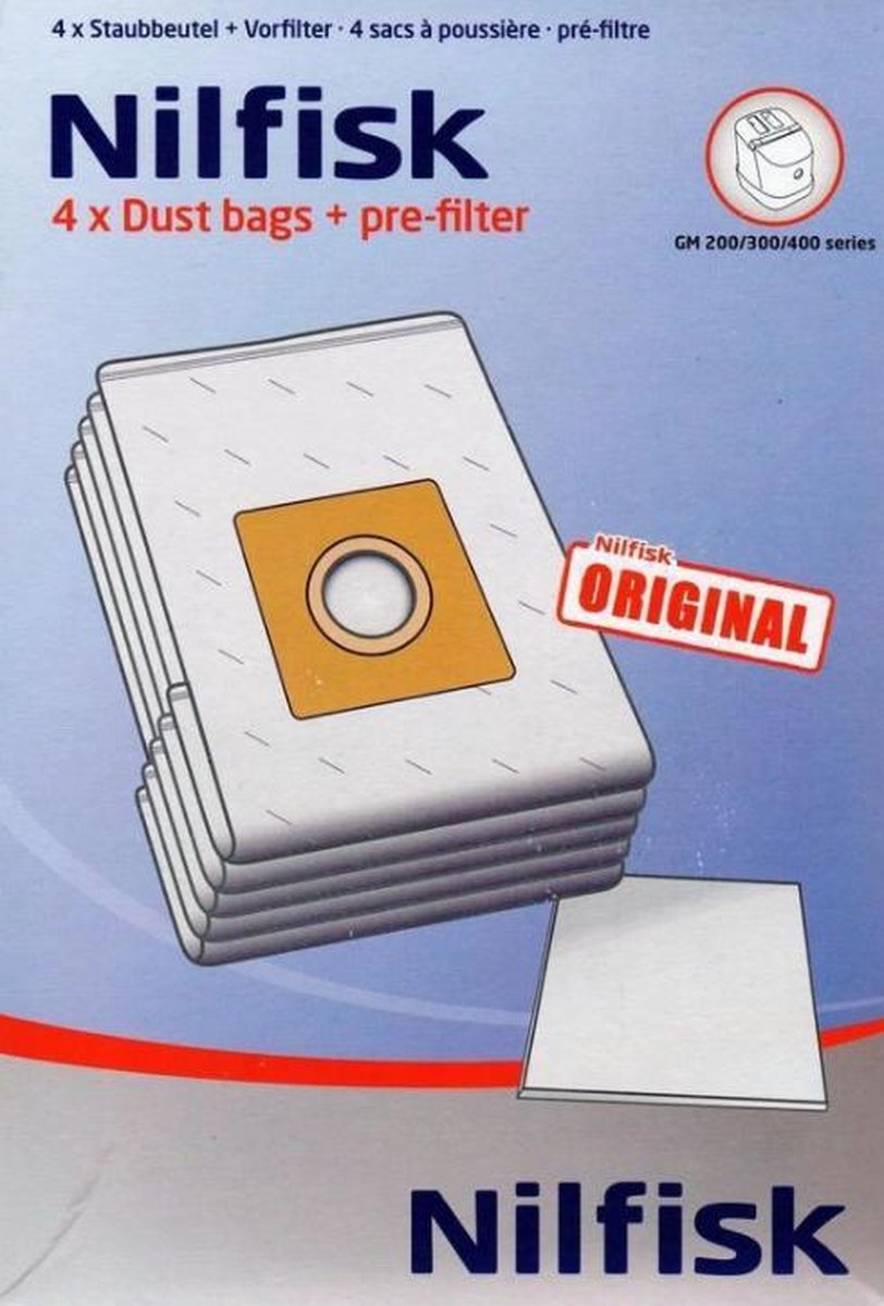 Nilfisk stofzuigzakken origineel - 4st - GM200