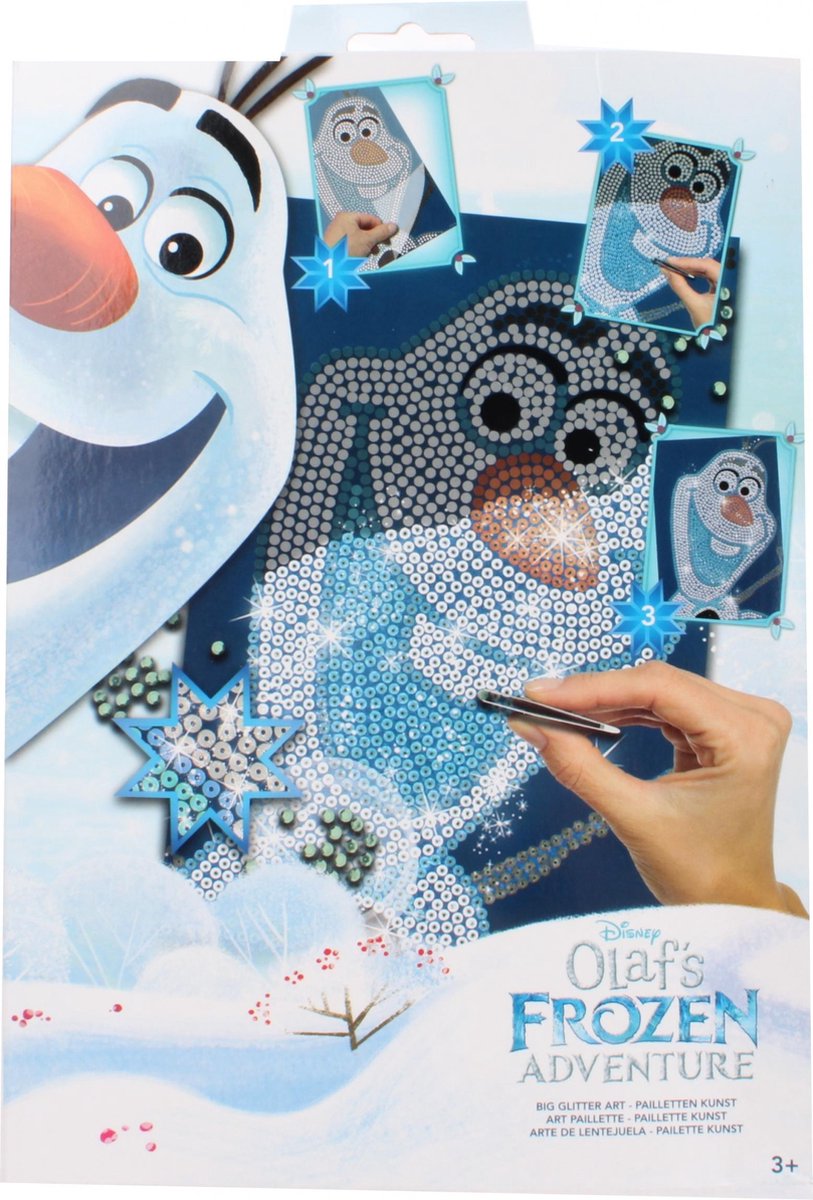 Slammer Paillettenkunst Disney Frozen Olaf 4-delig