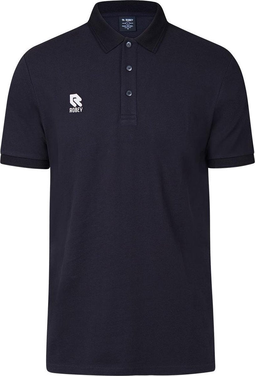 Robey Off Pitch Polo (maat L) - Zwart