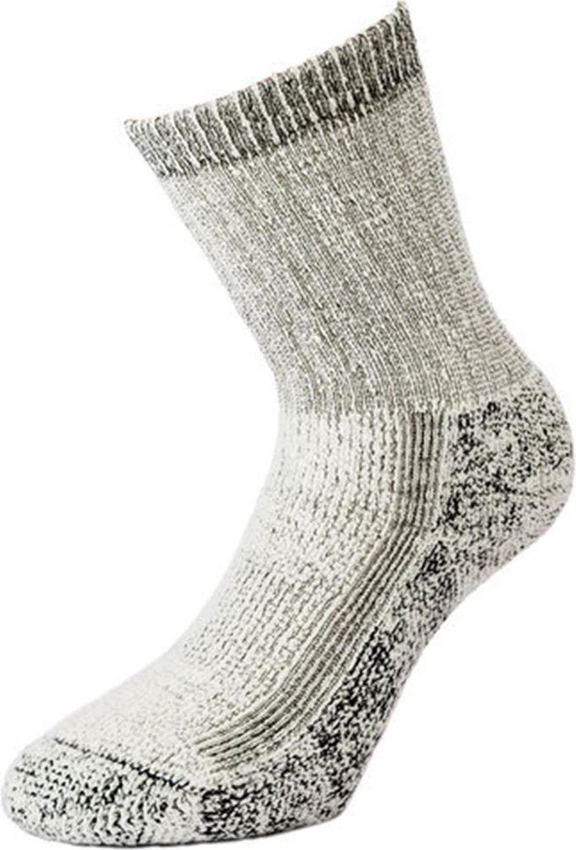 2-Pack Dikke Wollen Thermosokken met Badstof Voering S5 - Unisex - Grijs - Maat 35-38