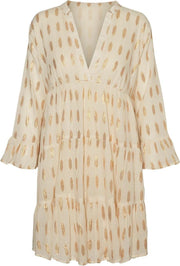 Vero Moda VMMARY SHORT DRESS - Birch White