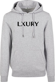 LXURY Hoodie Grijs Maat XXL - Trui - Sweater - Sportkleding - Sport Trui -  Katoen - Polyester - Casual