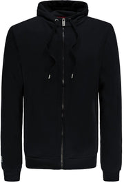 Re-Born Capuchon Trui Met Rits Lange Mouw Heren - Zwart - Maat M