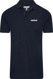 Subprime - Heren Polo SS Polo Stripe Navy - Blauw - Maat M