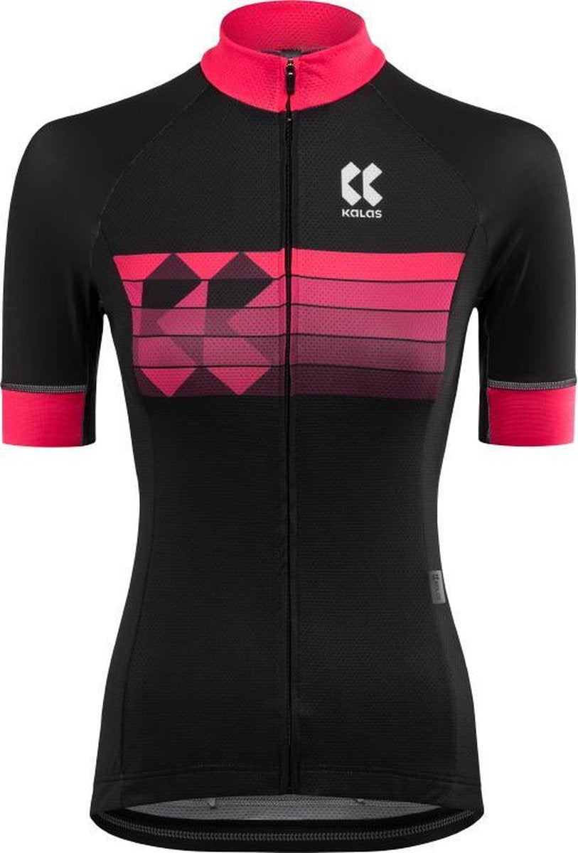 Kalas Motion Z Fietsshirt Dames Zwart/Roze Maat 3/M